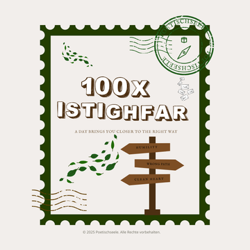 Istighfar Sticker 3,8cm x3,8cm